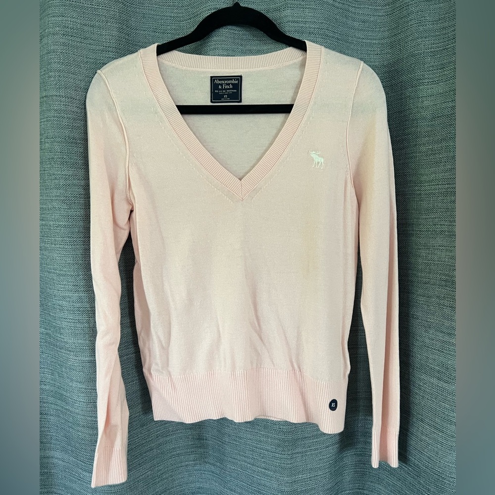 Abercrombie & Fitch Pullover Sweater XS Blush Pink NWT